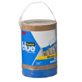 Scotchblue Premium Papel con Cinta de Enmascarar - 180mm x 25m - Color Marron