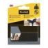 Scotch Extreme Pack de 2 Cierres Adhesivos Reposicionables - 25x75mm - Color Negro