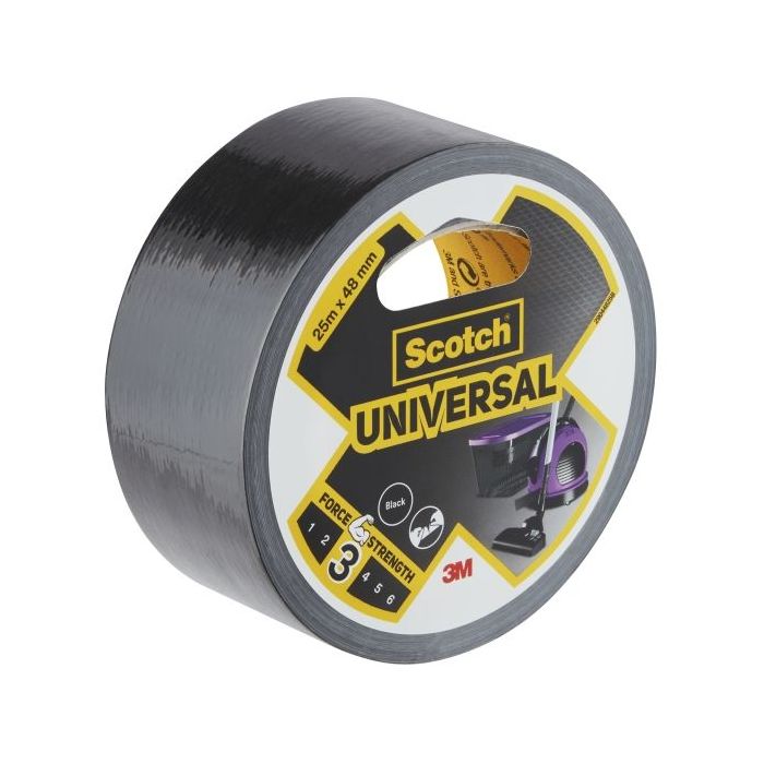 Scotch Cinta Adhesiva Americana -  48mm x 25m - Color Negro