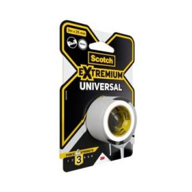 Scotch Extremium Universal Cinta Adhesiva Americana - 3m x 25mm - Color Blanco