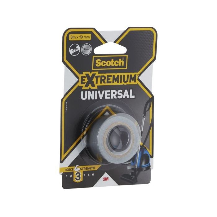 Scotch Extremium Universal Cinta Adhesiva Americana - 3m x 19mm - Color Negro