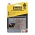 Scotch Extreme Pack de 6 Cierres Adhesivos Reposicionables - 25x25mm - Color Transparente
