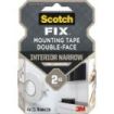 Scotch-Fix Pack de 4 Cintas de Montaje de Doble Cara - 10 mm x 2m - Color Blanco