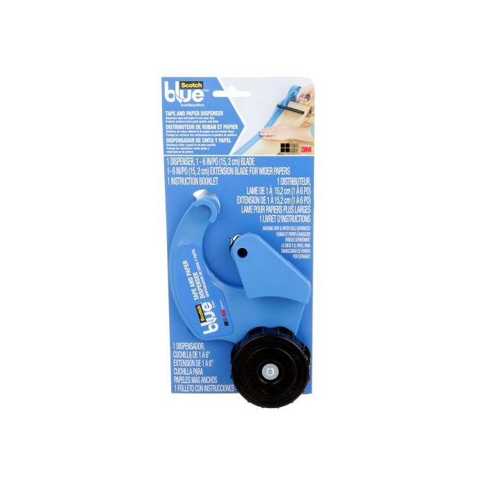 Scotchblue Dispensador de Cinta y Papel de Enmascarar - Color Azul, Negro
