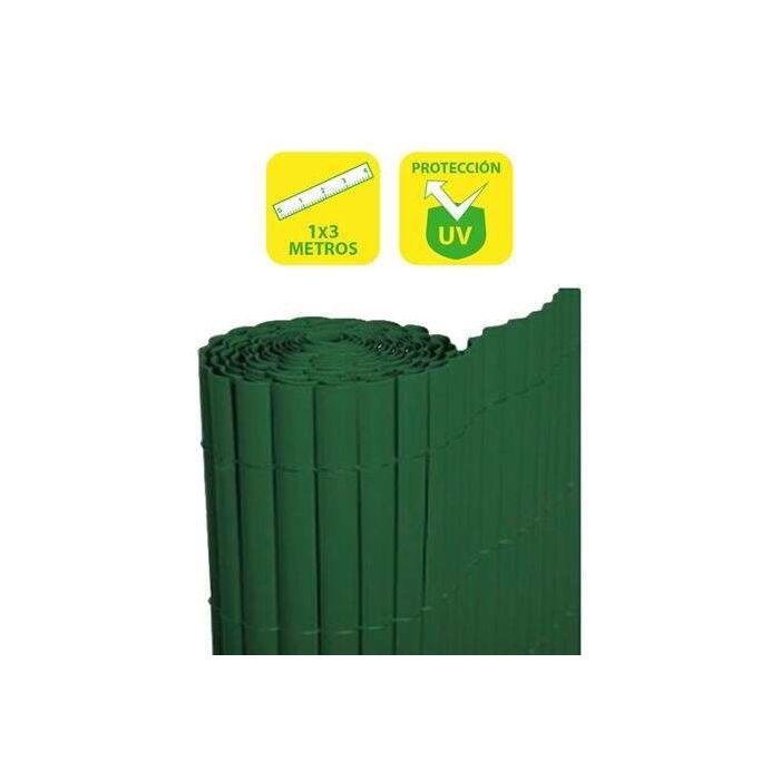 SunGarden Cañizo Plastico Doble Cara 1x3m - Color Verde