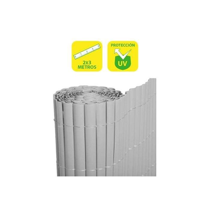 SunGarden Cañizo Plastico Doble Cara 2x3m - Color Gris Claro