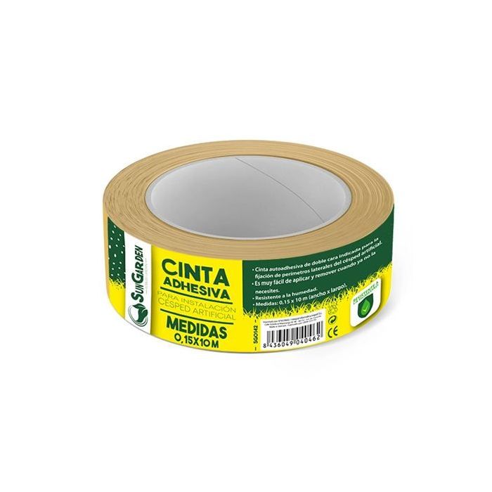 Sungarden Cinta AdhesivaPara Instalacion de Cesped Artificial 0.05x10m