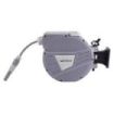 Sungarden SG0164 Manguera 10 Metros - Recogedor Automatico con Guia - Soporte Para Instalacion en Pared - Giro 180 - Color Gris