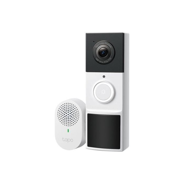 TP-Link Tapo D210 Timbre Inteligente con Video 2K 3MP - Vision Nocturna - Angulo de Vision de 160º - Deteccion y Notificaciones
