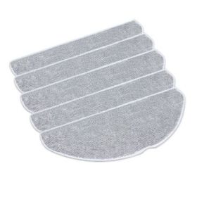TP-Link Tapo RVA301 Pack de 5 Mopas de Fregado para Robot Aspirador - Lavables - Reutilizables - Color Gris