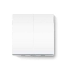TP-Link Tapo S220 Interruptor Doble de Luz Inteligente WiFi - Control por App - Control por Voz - Horario Programable - Facil In