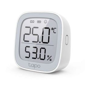 TP-Link Tapo T315 Sensor de Temperatura y Humedad - Pantalla 2.7  - Monitoreo Preciso en Tiempo Real - Notificacion Instantanea