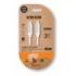 TechOneTech Cable USB-C Macho a USB-C Macho 1m - Recubierto de Nylon Trenzado Blanco
