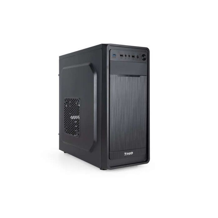 Tooq Caja Semitorre ATX/MicroATX/Mini-ITX - Tamaño Disco Soportado 3.5 , 2.5  - USB3.0, 2.0, Audio HD - Ventilador 120mm Incluid