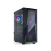 Tooq Biohazard Caja Semitorre Gaming ATX/Micro-ATX/Mini-ITX RGB - Panel Lateral Cristal Templado - Tamaño Disco Soportado 3.5 ,