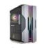 Tooq Nightcity Caja Semitorre Gaming EATX/ATX/Micro-ATX/Mini-ITX - Panel Lateral Cristal Templado - Tamaño Disco Soportado 3.5 ,