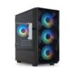 Tooq Seizure Caja Minitorre Gaming Micro-ATX/Mini-ITX - Panel Lateral Cristal Templado - Tamaño Disco Soportado 3.5 , 2.5  - USB
