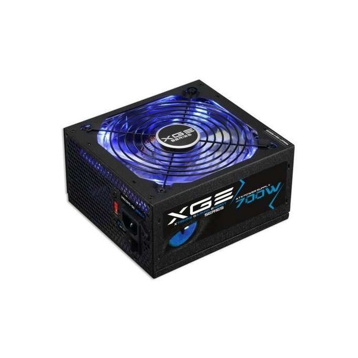Tooq XGE II Fuente de Alimentacion Gaming 700W ATX 2.3 12V - PFC Activo - Certificacion 80 Plus Bronze - Ventilador Silencioso 1
