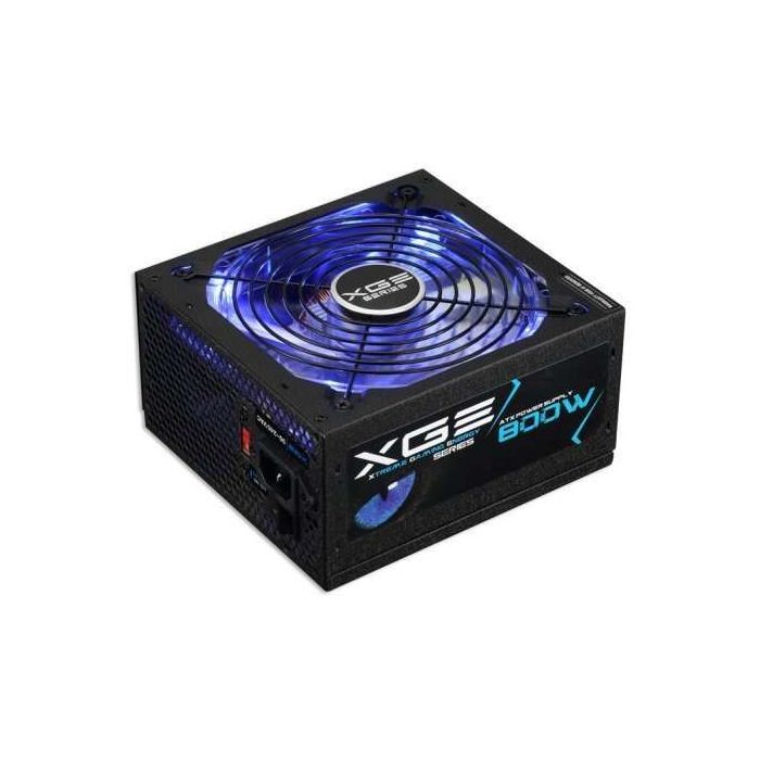 Tooq XGE II Fuente de Alimentacion Gaming 800W ATX 2.3 12V - PFC Activo - Certificacion 80 Plus Bronze - Ventilador Silencioso 1