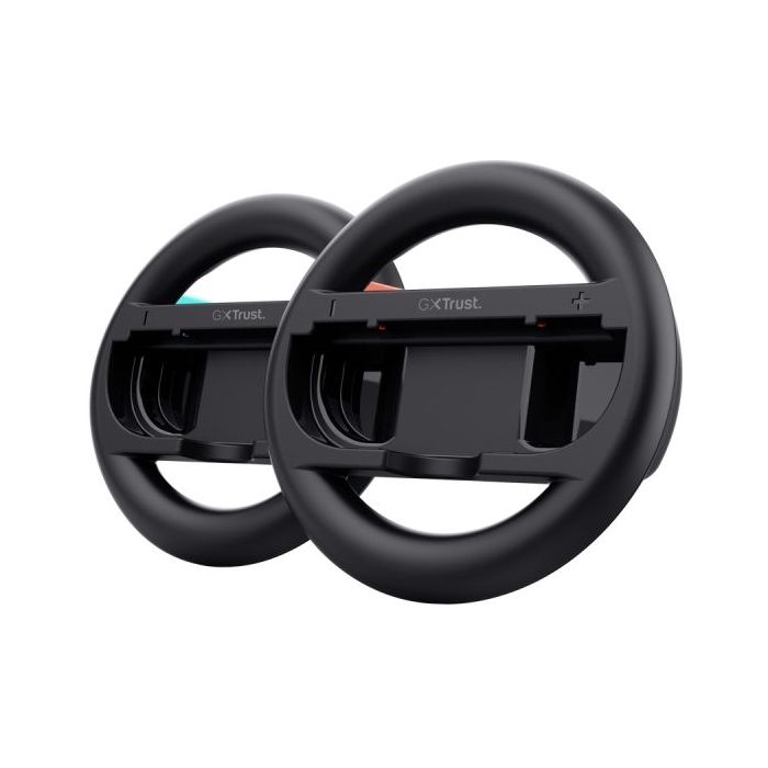 Trust GXT 1257 Pack de 2 Volantes para Joy-Con 2 - Acceso Rapido a los Botones Laterales - Peso Ligero - 33x145mm - Color Negro
