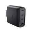 Trust Maxo Cargador de Pared - 65W - GaN - 3xUSB-C - USB-A - Cable USB-C de 2m - Power Delivery - Plastico Reciclado - 30x63x97m