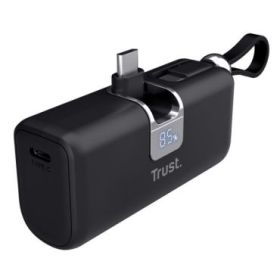 Trust Pacto Bateria Powerbank de 5000mAh - Potencia 20W - 3xUSB-C - Power Delivery - Deteccion Automatica - Plastico ABS - 25x39