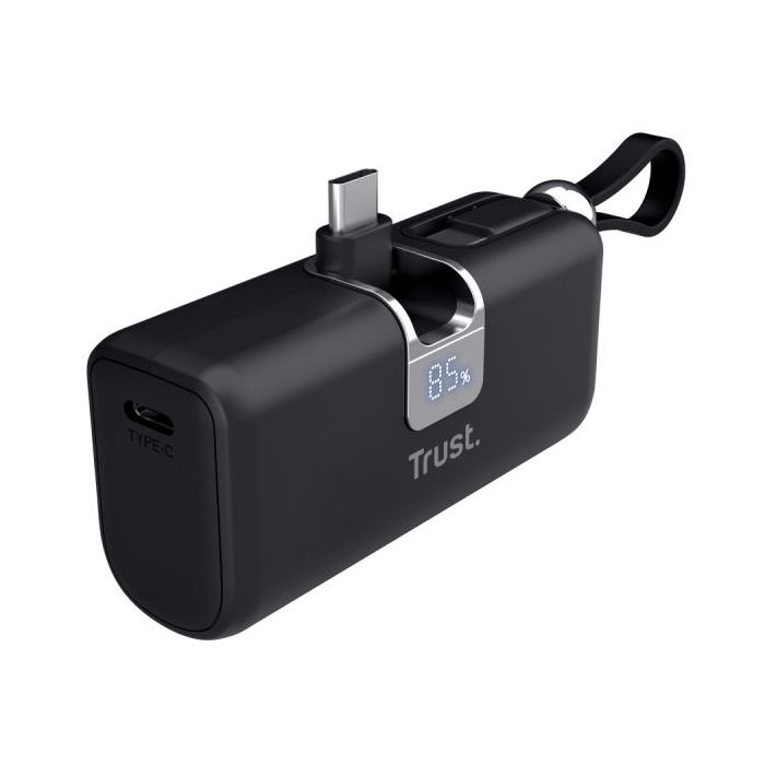 Trust Pacto Bateria Powerbank de 5000mAh - Potencia 20W - 3xUSB-C - Power Delivery - Deteccion Automatica - Plastico ABS - 25x39