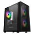Unykach MIR B200 Caja Gaming Micro ATX, Mini ITX - Lateral de Vidrio Templado - 3.5 , 2.5  - USB-A 2.0, 3.0 y Audio - 3 Ventilad