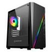 Unykach Mini Glayze Caja Micro-ATX - Iluminacion ARGB - Lateral Cristal Templado - USB-A 2.0/3.0 y Audio - 1 Ventilador 120mm RG