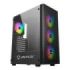 Unykach MIR 100 Caja Gaming ATX, Micro ATX, ITX - Lateral de Vidrio Templado - USB-A 2.0, 3.0 y Audio - 4 Ventiladores 120mm ARG