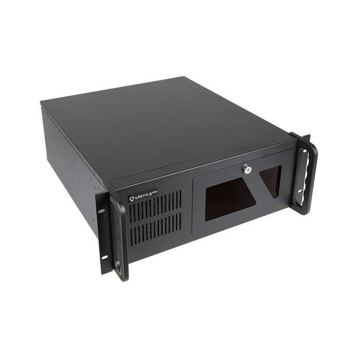 Unykach UK4229 EVO Caja Rack 4U 19  - Tamaños de Disco Soportados 3.5  - Filtro Frontal Antipolvo - USB-A 3.0 - 3 Ventiladores I