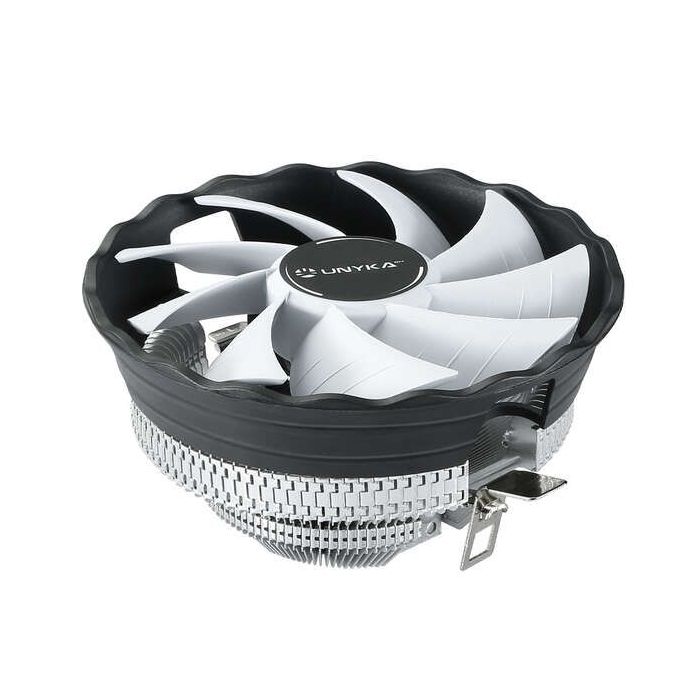 Unykach Jotun DF 120 White Disipador Compacto CPU 120mm Perfil Bajo - Velocidad Max. 1600rpm - Color Blanco/Negro