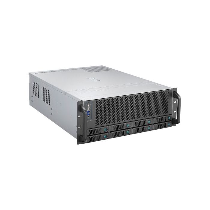 Unykach Servidor Rack 4U 8 Bahias Hot Swap HSW4U6508 - Tamaños de Disco Soportados 2.5 , 3.5  - Placas Base Compatibles EEB, CEB