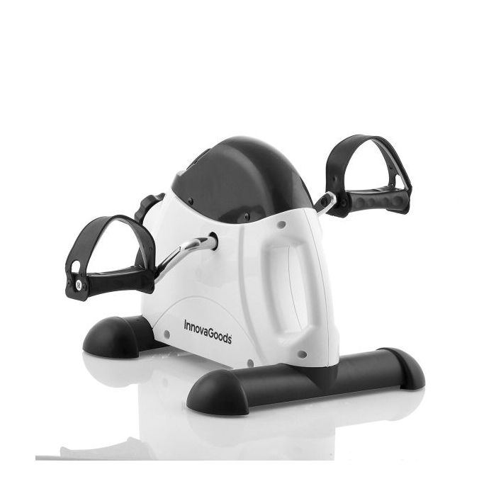 Innovagoods Pedaleador Estatico para Piernas y Brazos - Resistencia Regulable - Contador Digital LCD - Uso en Interior - 35x31x3