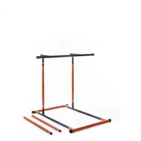 Innovagoods Estacion de Dominadas y Fitness - Soporta hasta 110kg - Altura Ajustable - Guia de Ejercicios Incluida - Bolsa de Tr