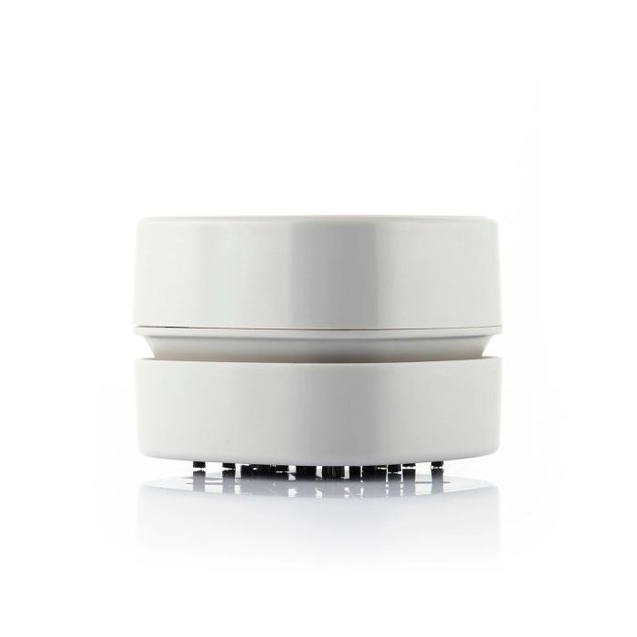 Innovagoods Micuum Mini Aspirador de Escritorio - Ideal para Mascotas - Facil Limpieza - Cepillos en la Base - 2 Pilas AA - Inte