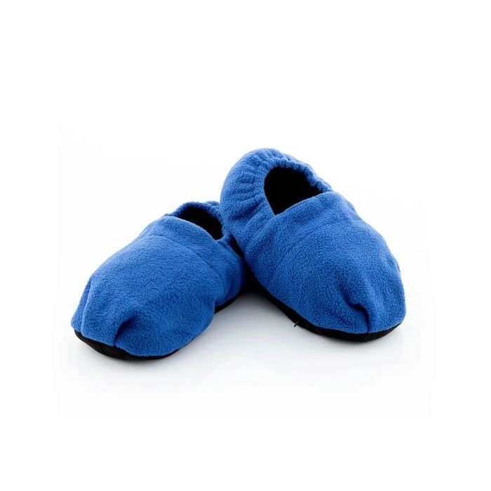 Innovagoods Zapatillas de Casa Calentables en Microondas - Facil Limpieza - Sacos con Perlas de Arcilla - Poliester - Unisex - T