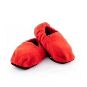 Innovagoods Zapatillas de Casa Calentables en Microondas - Facil Limpieza - Sacos con Perlas de Arcilla - Poliester - Unisex - T