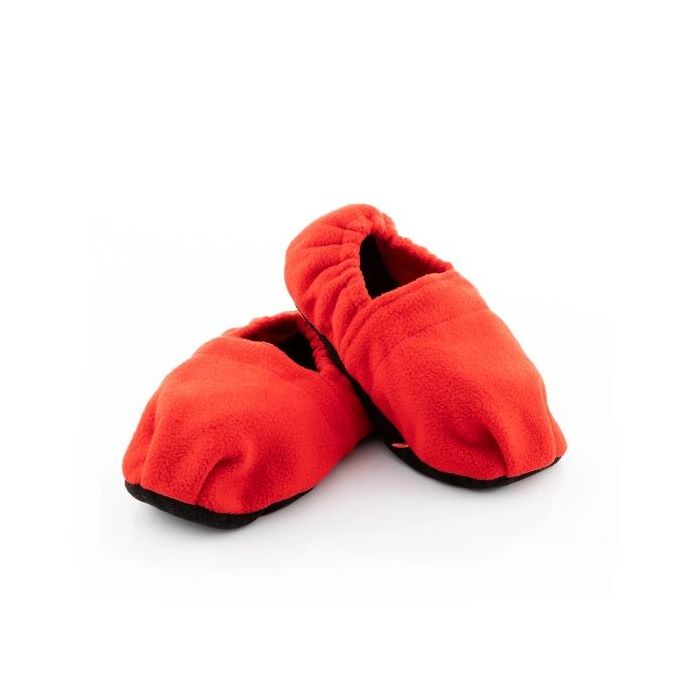 Innovagoods Zapatillas de Casa Calentables en Microondas - Facil Limpieza - Sacos con Perlas de Arcilla - Poliester - Unisex - T