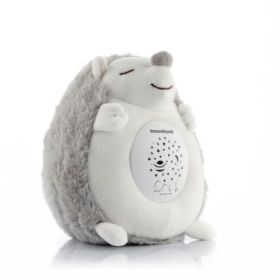 Innovagoods Spikey Erizo de Peluche con Ruido Blanco y Proyector Quitamiedos - Luz LED RGB - Apagado Automatico - Estrellas y Lu