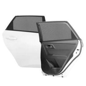 Innovagoods UVlock Pack de 2 Mallas Parasol para Ventanilla - Multifuncion - Facil Limpieza - Proteccion UV - Incluye Velcros Ad