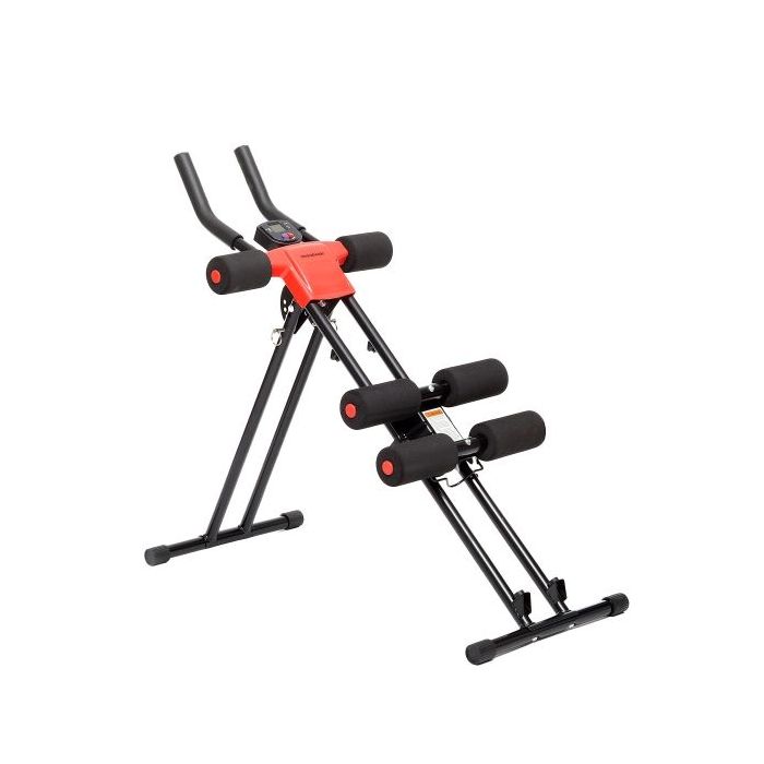 Innovagoods Plawer Maquina de Abdominales Plegable con Guia de Ejercicios - Multifuncion - Pantalla LCD - Plegable y Antidesliza
