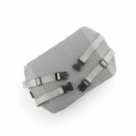 Innovagoods Glushion Cojin Lumbar de Gel - Funda Extraible - Antideslizante en 1 Cara - Panal de Abeja - Cintas de Sujecion - 38