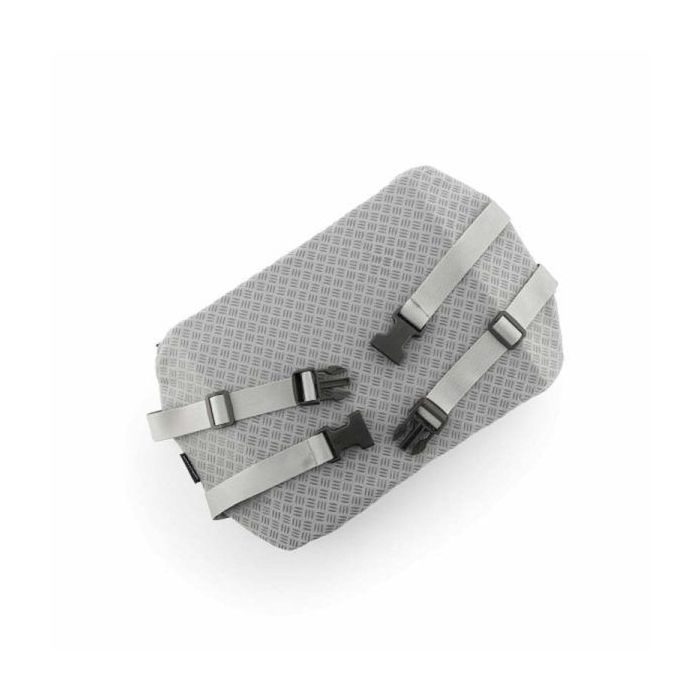 Innovagoods Glushion Cojin Lumbar de Gel - Funda Extraible - Antideslizante en 1 Cara - Panal de Abeja - Cintas de Sujecion - 38