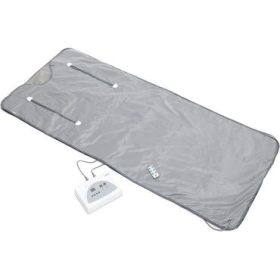 Innovagoods Bedna Manta Sauna de Calor Infrarrojo - 650W - 2 Cables de 150cm - Pantalla LED - Temperatura Regulable - Plegable -
