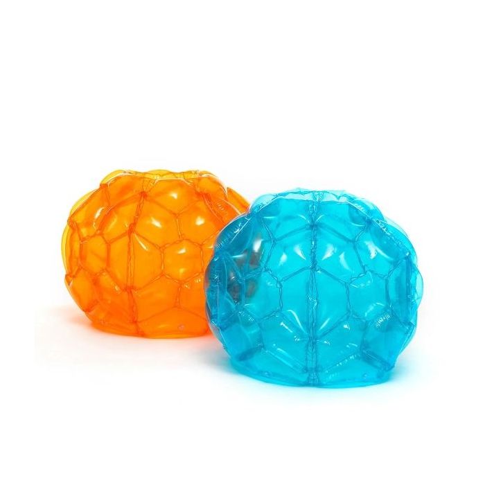 Innovagoods Bumpoy Pack de 2 Burbujas Hinchables de 62cm para Chocar - Resistente al Agua - Incluye Parche de Reparacion - PVC -