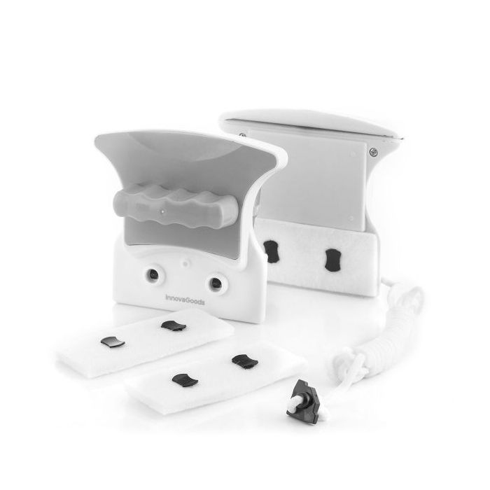 Innovagoods Magly Limpiacristales Magnetico - Iman Potente - Facil de Usar - Incluye Recambios - Seguridad Anticaida - Ventanas