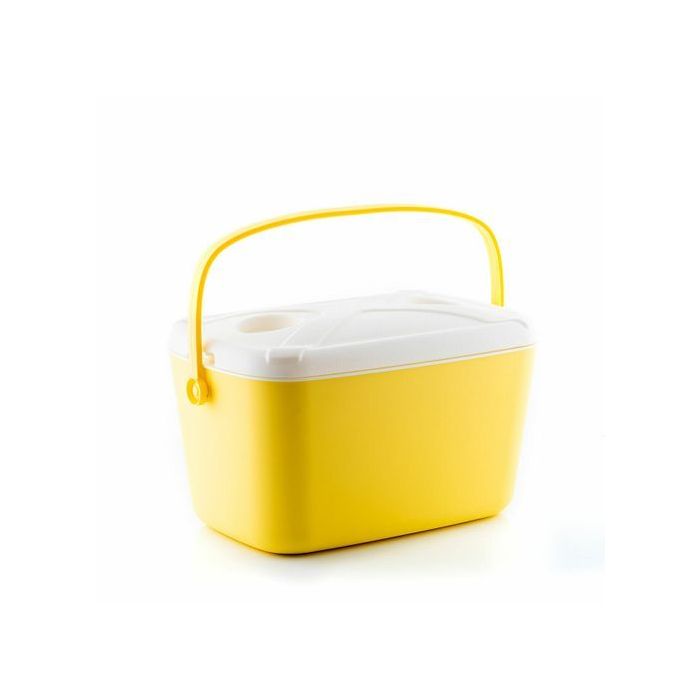 Innovagoods Lilty Nevera Portatil Rigida - Capacidad 15L - Asa de Transporte - Tapa Bandeja - Estilo Retro - Facil Limpieza - 43