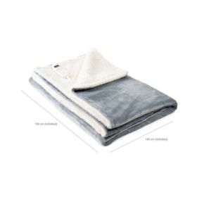 Innovagoods Heklet Manta Electrica - 160W - Cable 235cm - Temperatura Regulable - Temporizador - Apagado Automatico - Calentamie