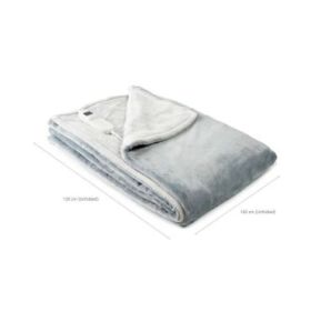 Innovagoods Elakef Manta Electrica - 160W - Cable 235cm - Temperatura Regulable - Temporizador - Apagado Automatico - Calentamie